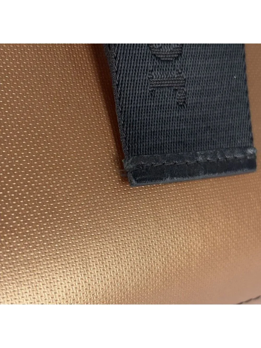 Dior Handbag Hardcore Rhinestone Enamel Leather Brown